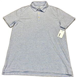Sonoma Goods For Life The Super Soft Stretch Polo Blue Size M MSRP $19.99